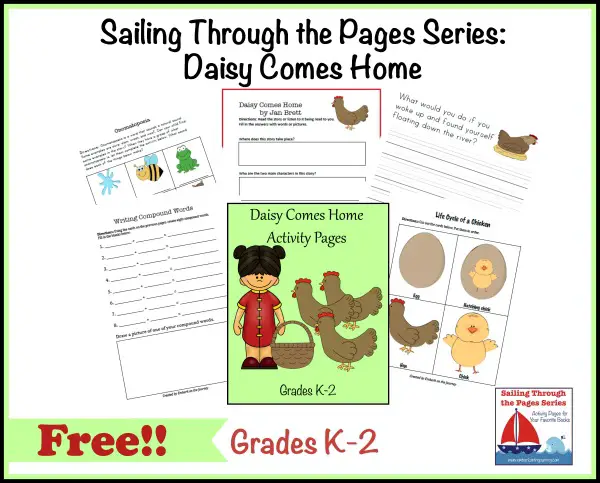 Sailing Through the Pages Series Daisy Comes Home K-2 #FREE  embarkonthejourney.com