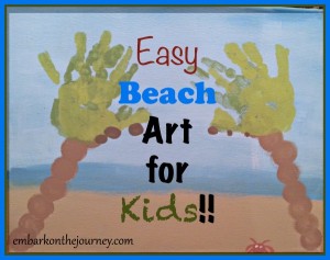 Easy Beach Art for Kids