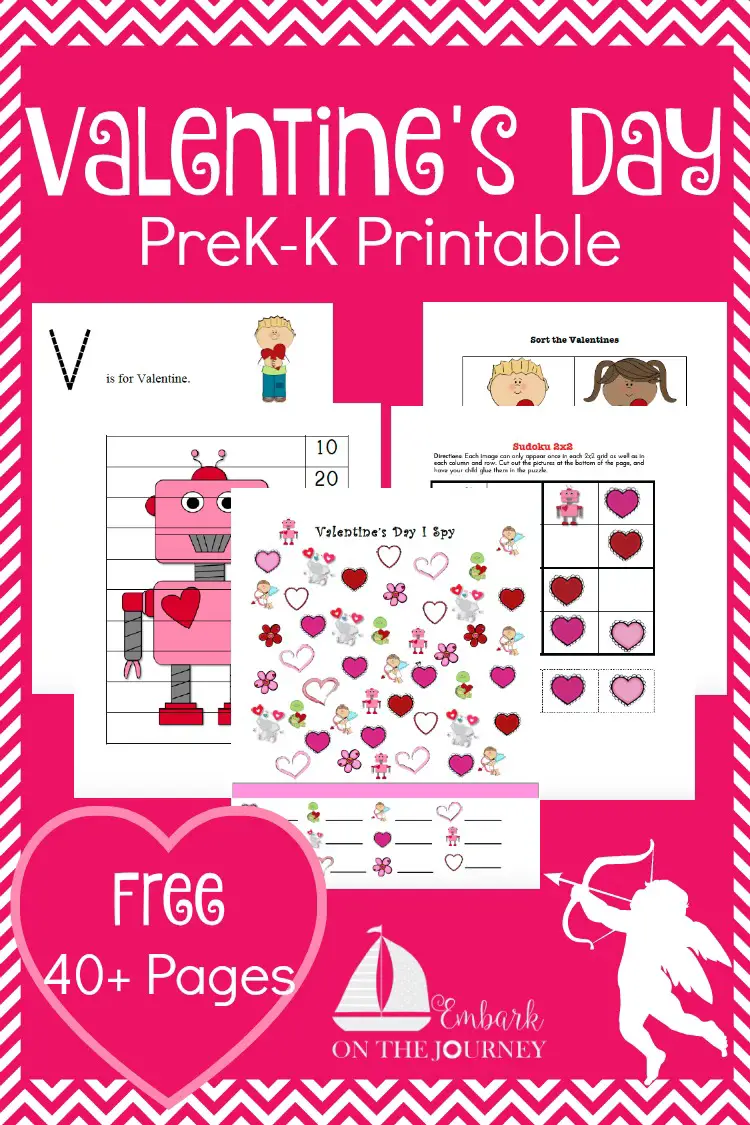 Free 40-Page Valentine's Day Printable Pack