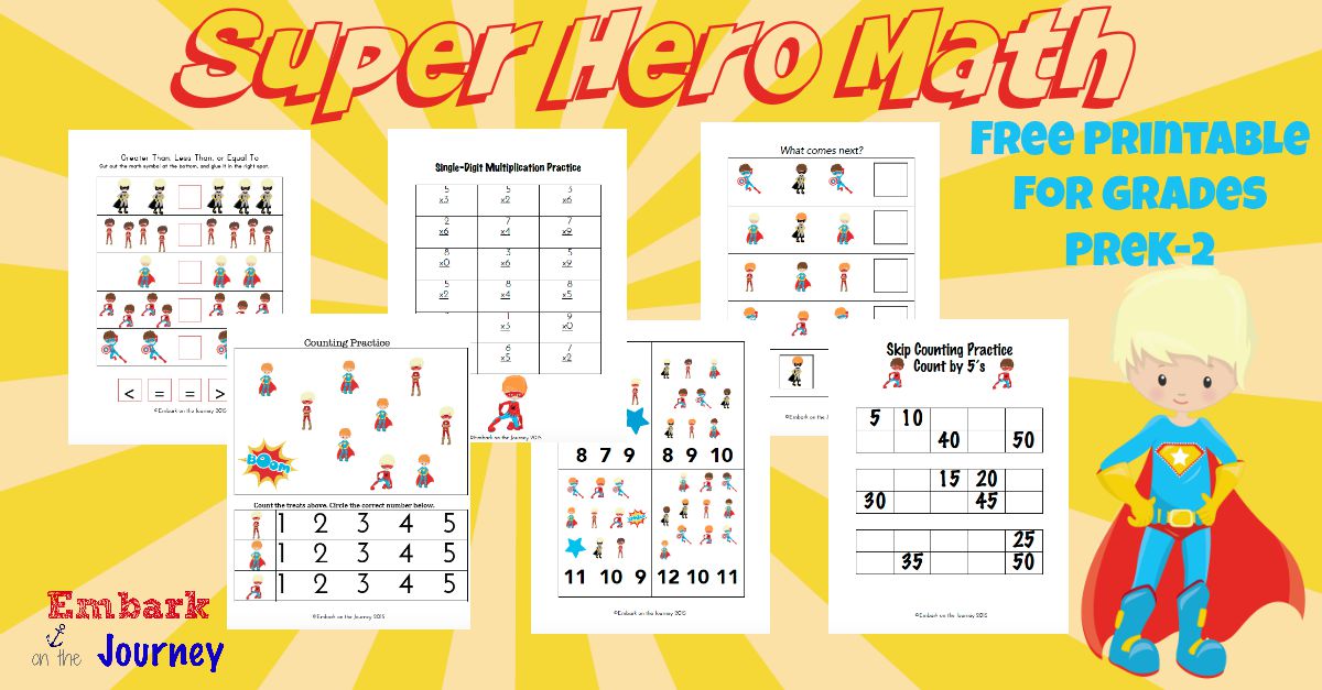 early-learning-printable-superhero-math-activities