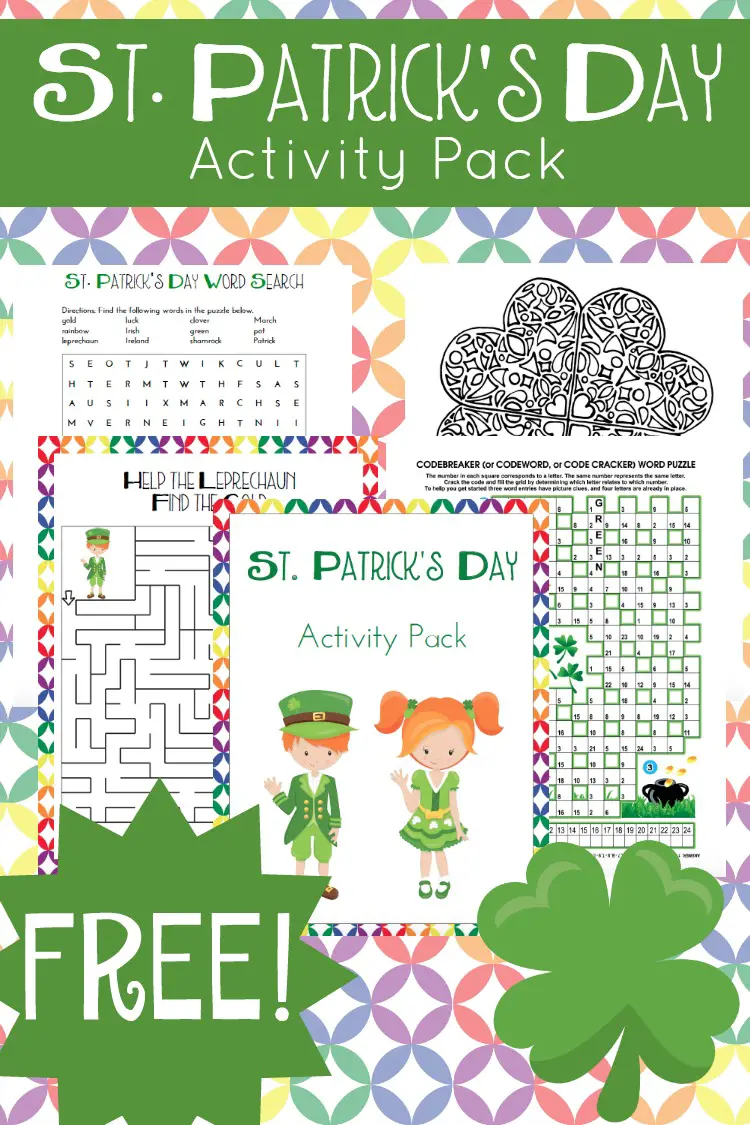 St Patricks Day Printables For Kids