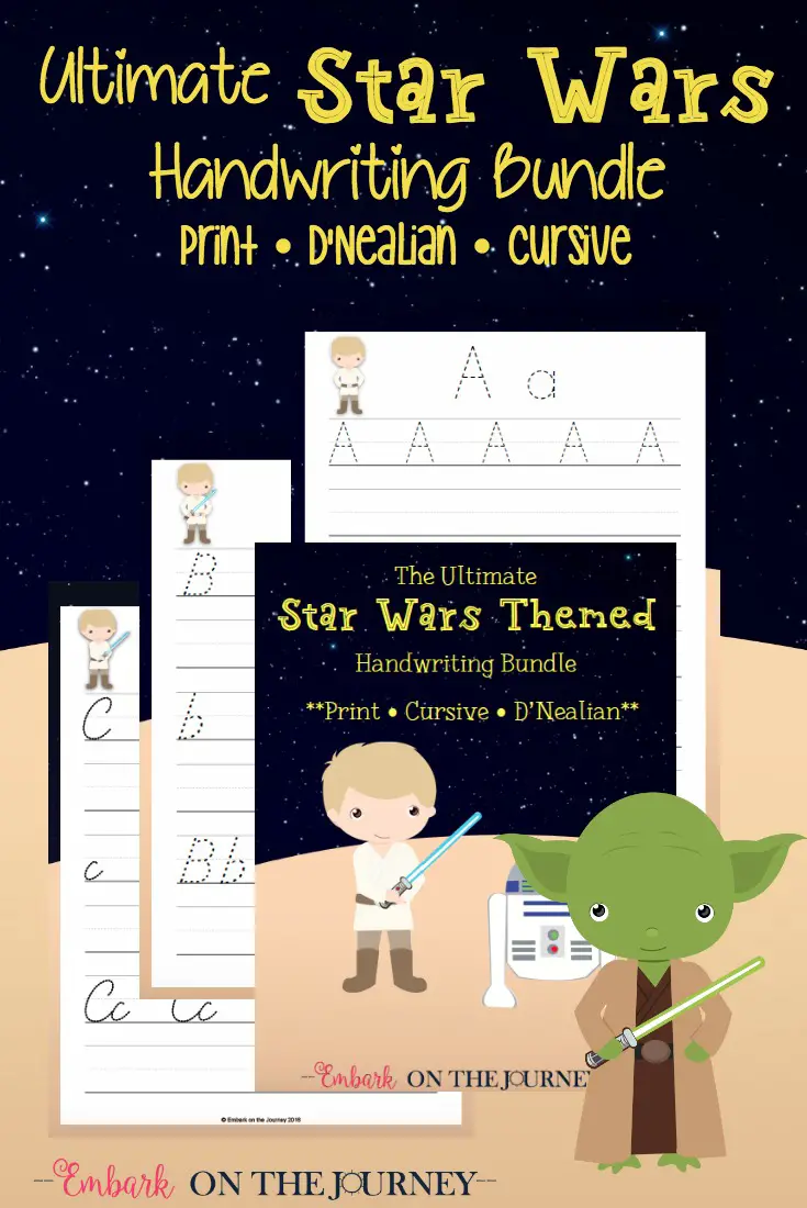 Star Wars Handwriting Bundle