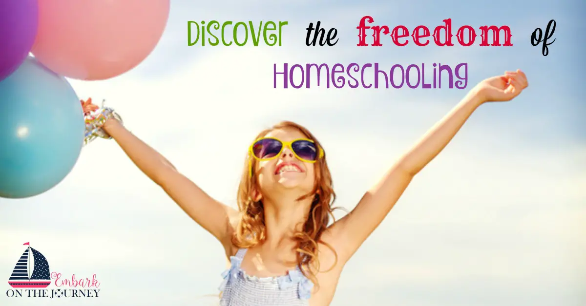 Fourteen years ago, I pulled my oldest out of public school to start our homeschool journey. I wanted to provide him with an education that met his individual needs. The freedoms I have discovered along the way have been more than I ever imagined! | embarkonthejourney.com