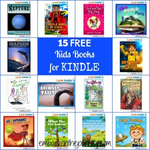15 Free Kids Books for #Kindle | embarkonthejourney.com