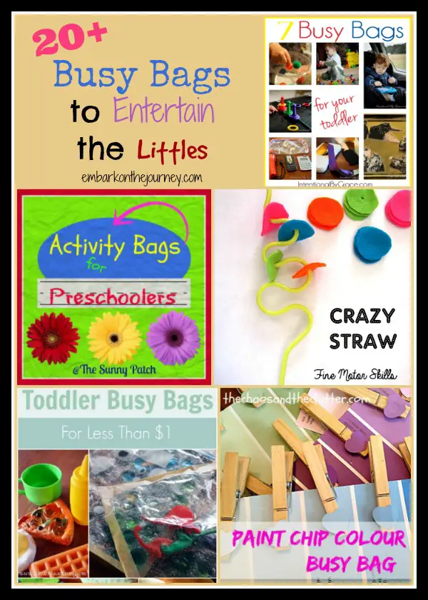 20+ Busy Bags to Keep the Littles Occupied