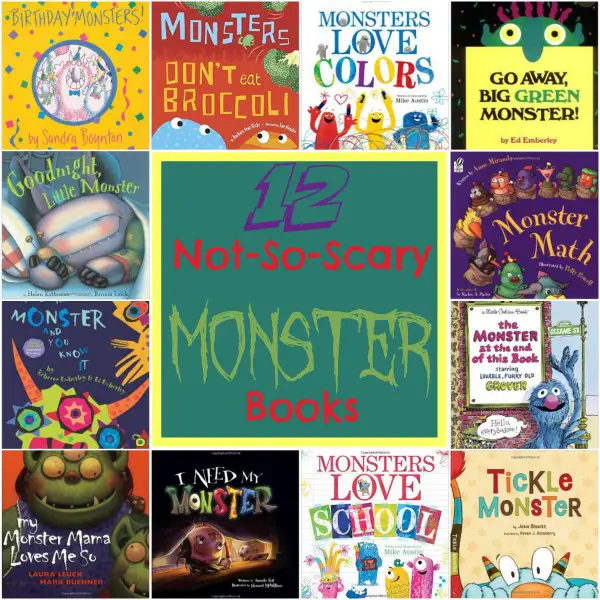 12 Not-So-Scary Monster Books | embarkonthejourney.com