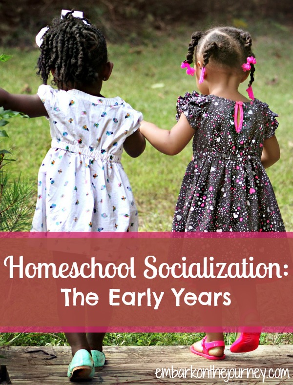 Homeschool Socialization: The Early Years | embarkonthejourney.com