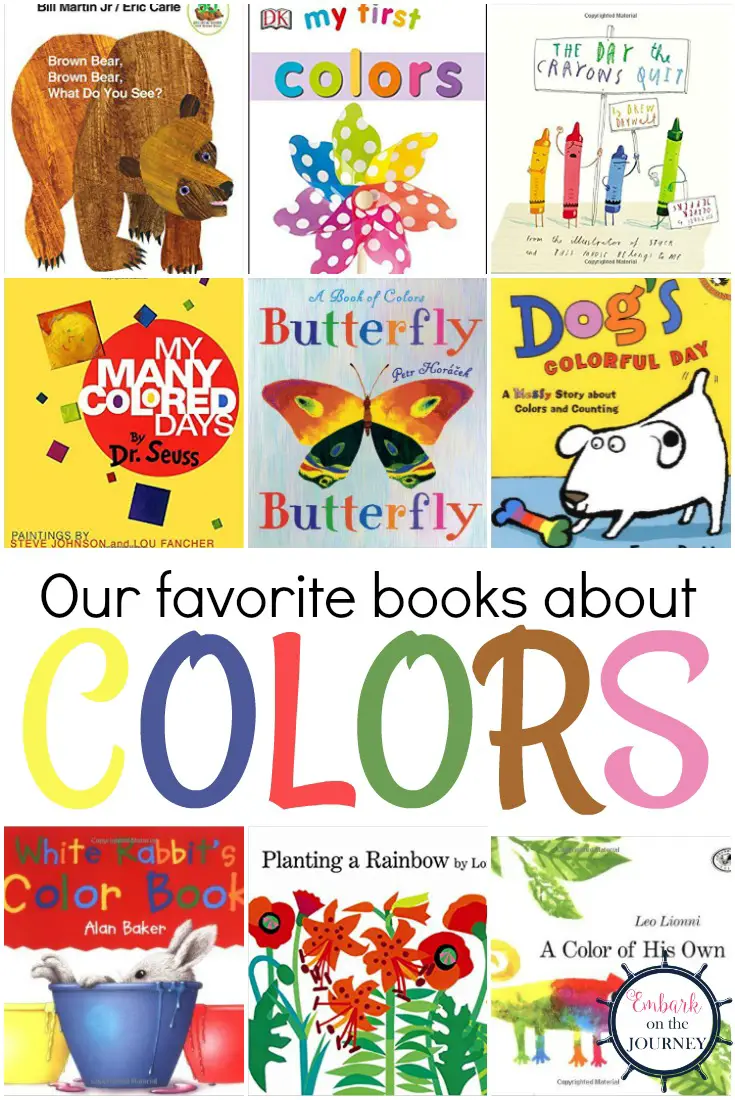 Here's a great collection of books for teaching colors! Be sure to grab the printable I See... Colors mini book while you're here!