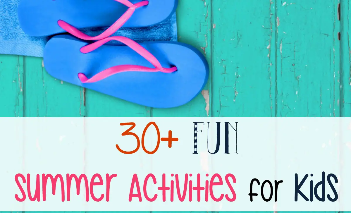 Summer is just around the corner. In order to beat the summer blahs, I've created a fun activity schedule which contains over 30 fun summer activities for kids! | embarkonthejourney.com