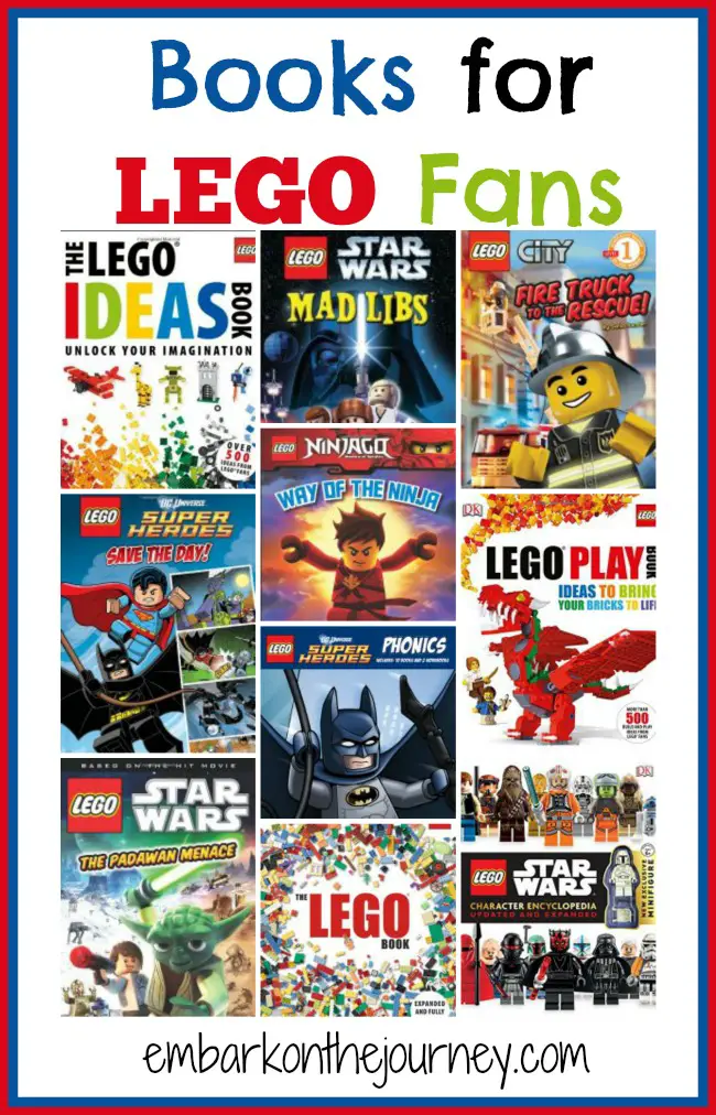 Books for LEGO Fans of All Ages! | embarkonthejourney.com