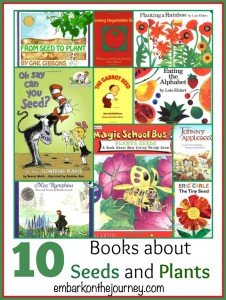 10 fun picture books about seeds and plants | embarkonthejourney.com