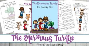 Here's a fun collection of The Enormous Turnip hands-on activities and a fun new printable for the K-2 crowd! @homeschljourney