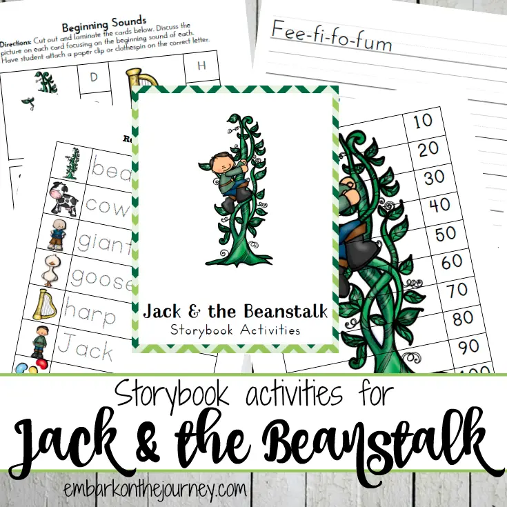 Jack and the Beanstalk Free Printables and Activities