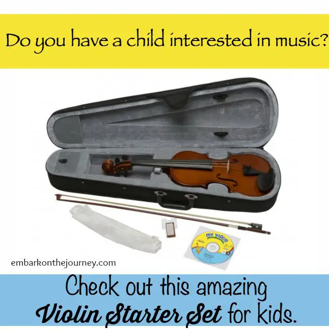 Perfect for beginners, this Violin Starter Set contains everything your child needs to play the violin.