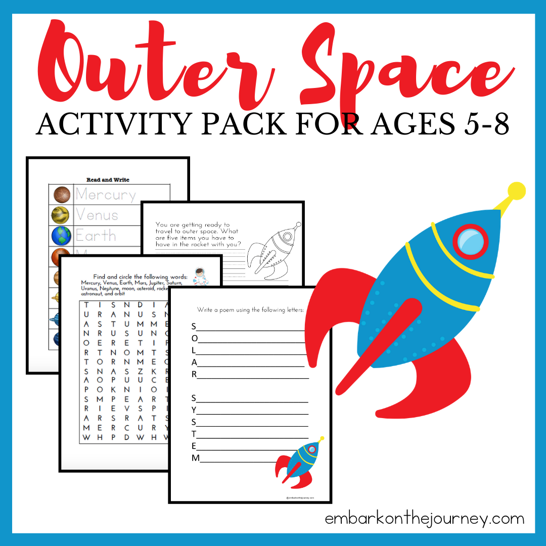 If you are planning to teach the solar system to your little ones, check out this fun solar system for kids printable that is perfect for kids ages 3-8.