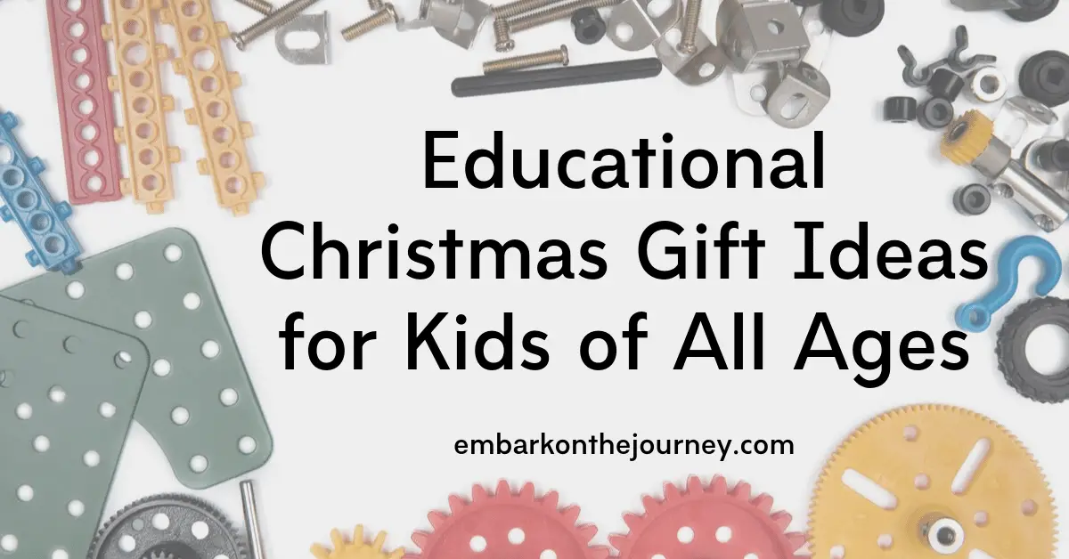 Inspire your kids with Christmas gifts that are both fun and educational! They'll love these educational Christmas gifts that include books, art & science!
