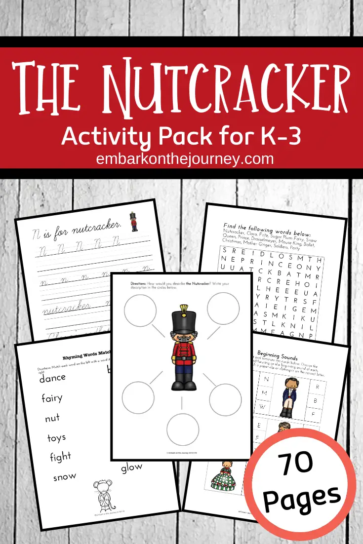 These Nutcracker printables are perfect for the holiday season! There are 70 pages of math and literacy activities geared for elementary aged kids!