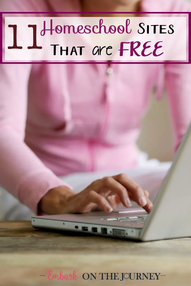 With smartphones, tablets, and computers in every home it's nice to be able to find amazing homeschool resources online. Here are 11 amazing homeschool sites that offer free content to teach your homeschoolers or to supplement your homeschool lessons. | embarkonthejourney.com