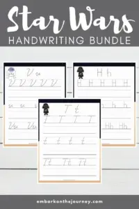 Celebrate Star Wars Day with this amazing Star Wars handwriting bundle! This pack includes print, d'nealian, and cursive fonts!