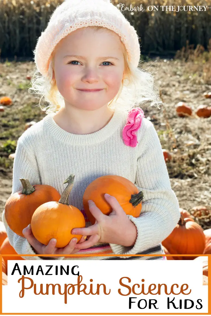 What do we do with pumpkins after Halloween? It seems such a waste to throw them away. Here are some amazing pumpkin science activities you can do with your kids. Which one will you try first? | embarkonthejourney.com 