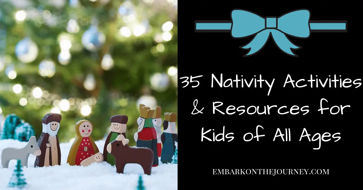 These nativity activities and resources are perfect for engaging our kids in conversations about and focusing our attention on the birth of Jesus. 