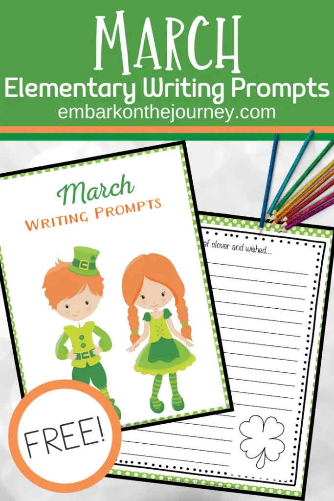 Elementary Writing Prompts for May