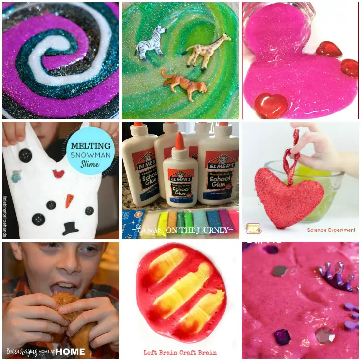 If your kids are as obsessed with slime as mine is, you have to check out this amazing collection of over 35 easy slime recipes for kids! | embarkonthejourney.com