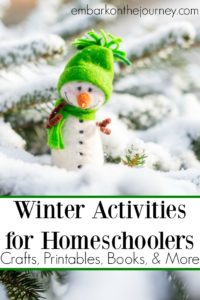 Need some fresh ideas and resources for your homeschool? These winter activities, printables, and resources will perk up your homeschool and carry you straight through to spring! | @homeschljourney