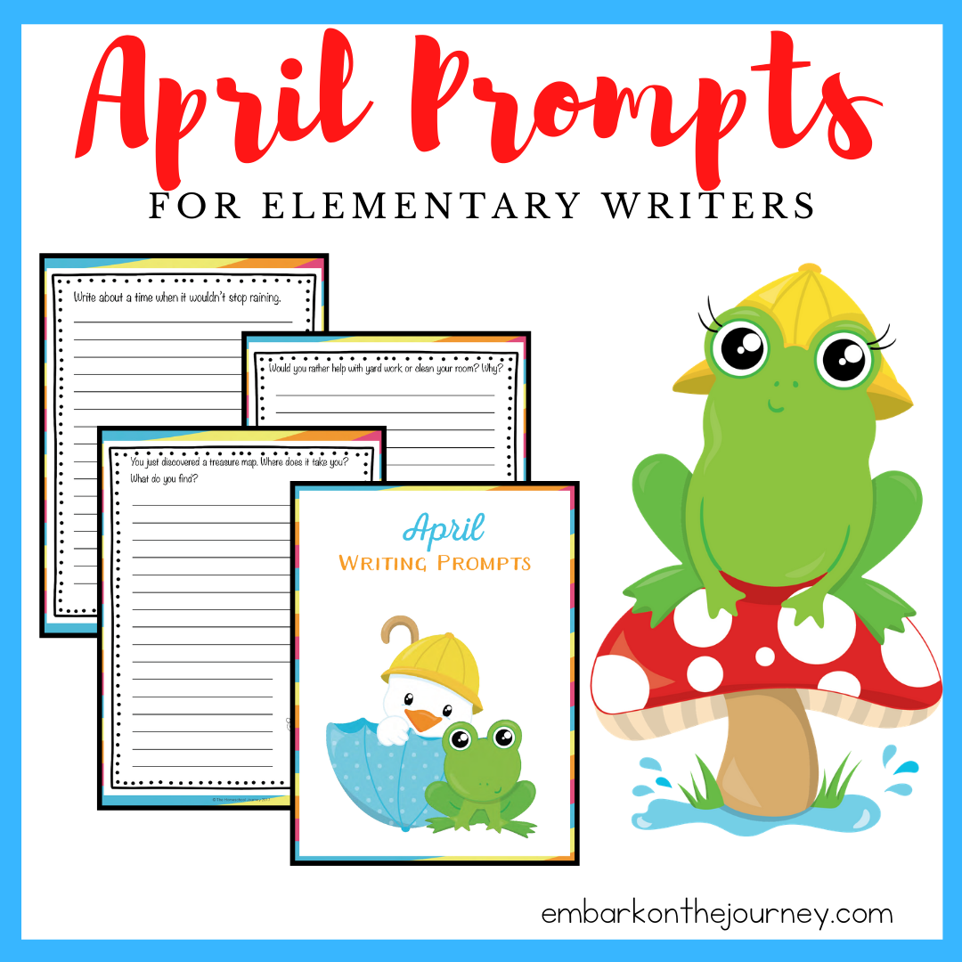 April handwriting sheets in manuscript