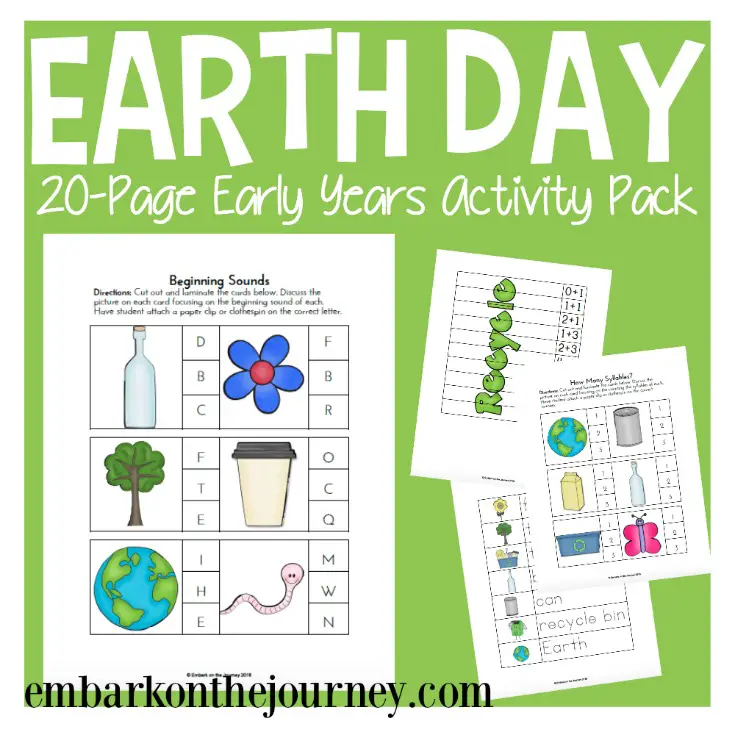Free earth day printables