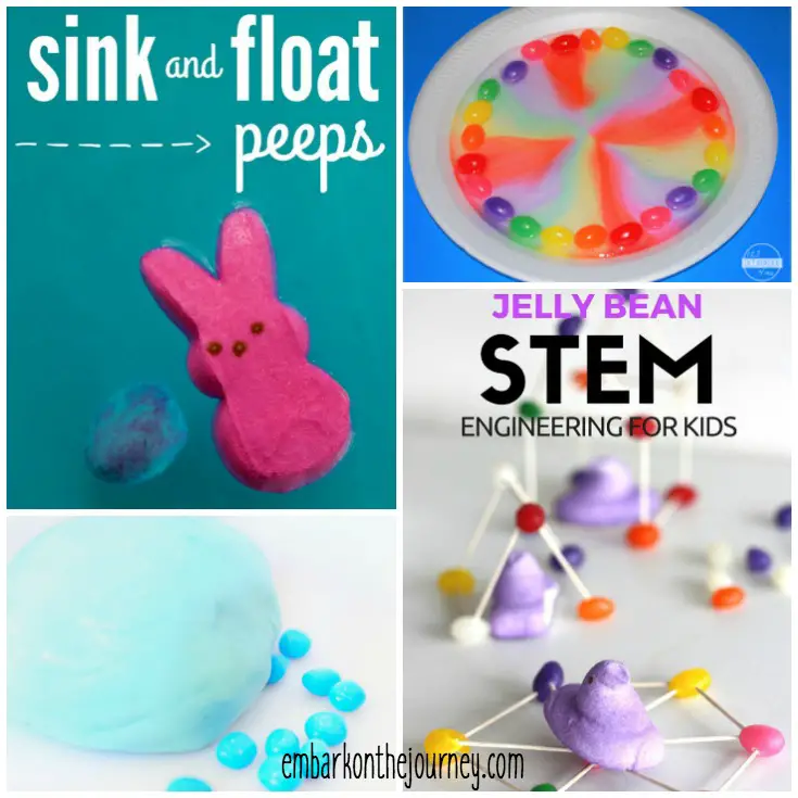 These Easter candy science experiments and activities are a great way to get kids excited about their lessons!