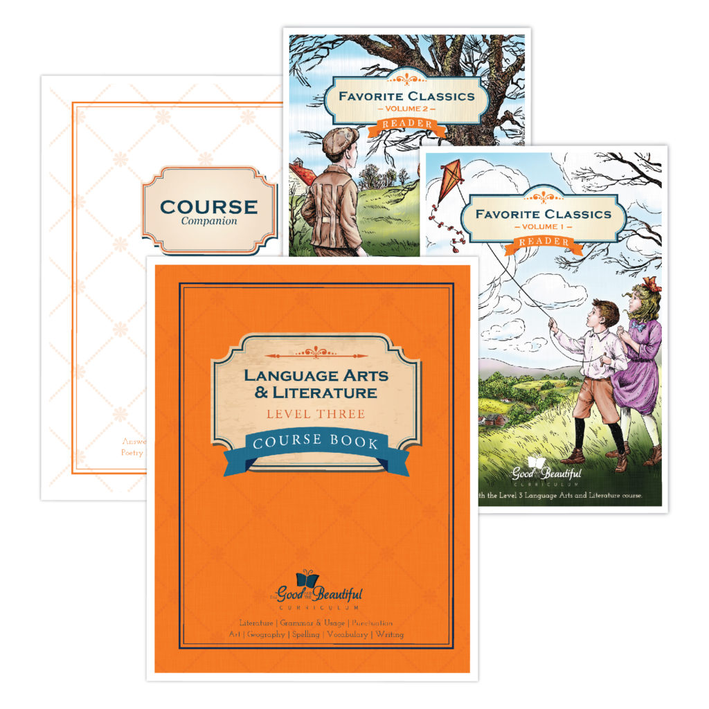 The Good and the Beautiful homeschool curriculum is a multi-subject language arts curriculum that focuses on good, clean literature, writing, and more!