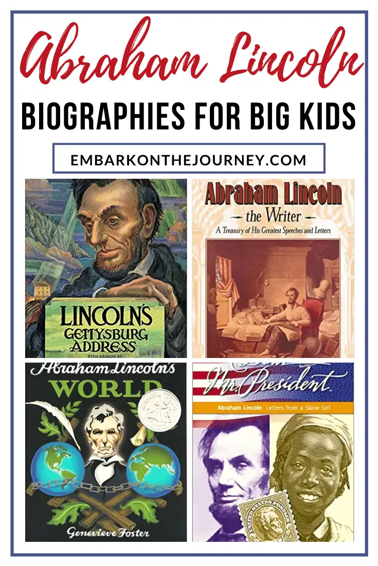 Here are some Abraham Lincoln biographies that you can use to teach your middle schoolers more about the life of this amazing man. 