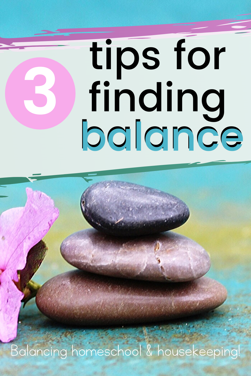 Discover three tips to help you find more balance in your homeschool life. These tips will help you find homeschool balance and plan your days successfully.