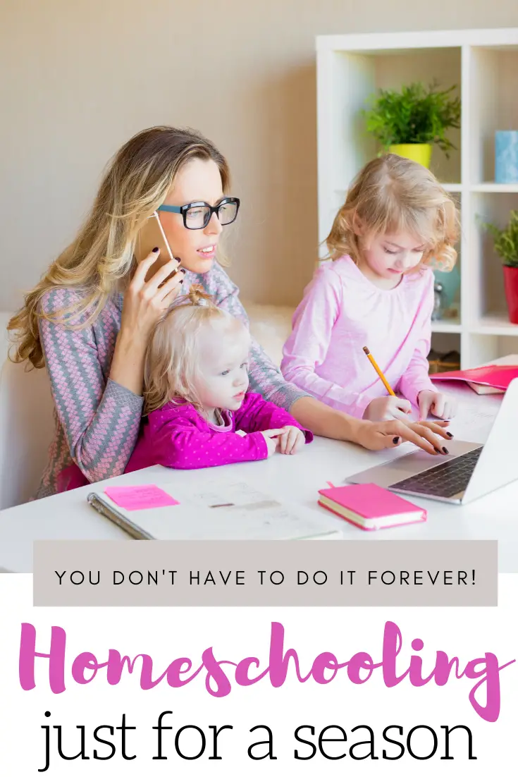 Considering homeschooling but intimidated by the thought of being committed for the long haul? One mom shares her experience of homeschooling for a season.