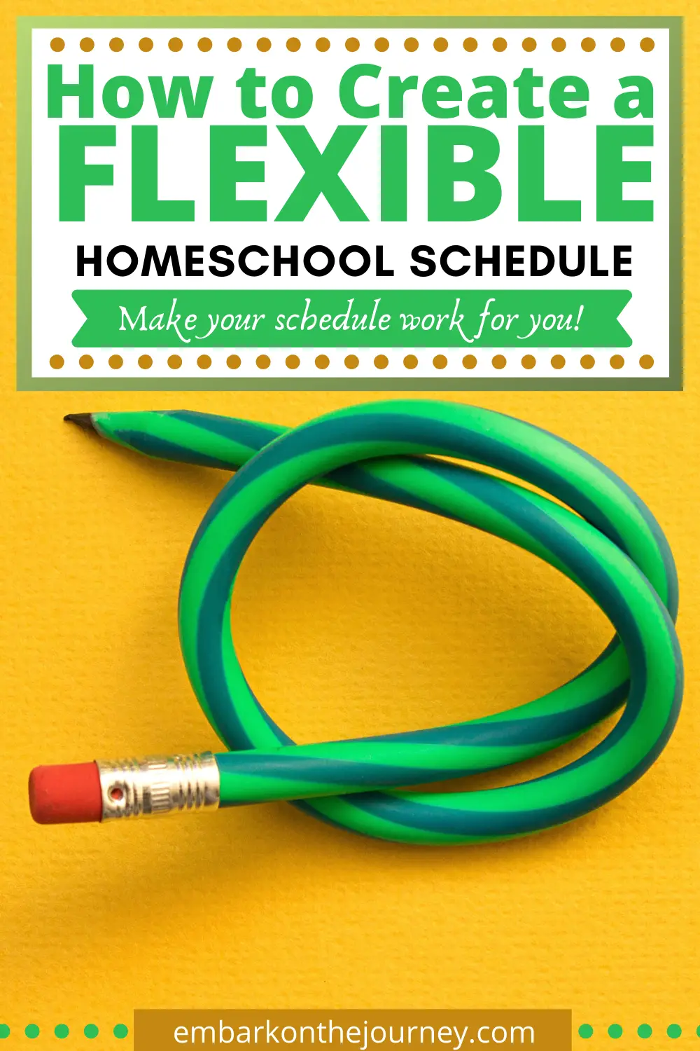 Flexibility is the key to homeschool sanity! Don't be a slave to your schedule. Learn how to make your homeschool schedule work for you.