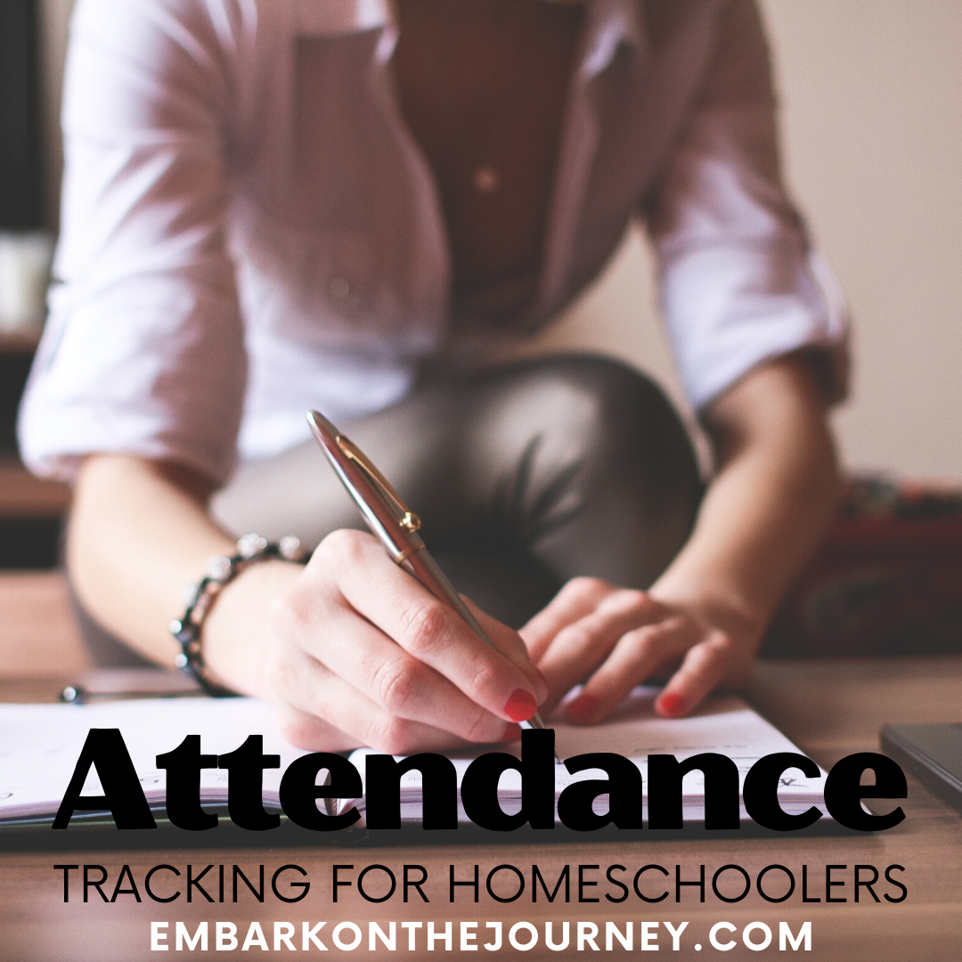 Do you track homeschool attendance because it's required or to keep track of where you are in your school year? Tips and resources for tracking attendance. 