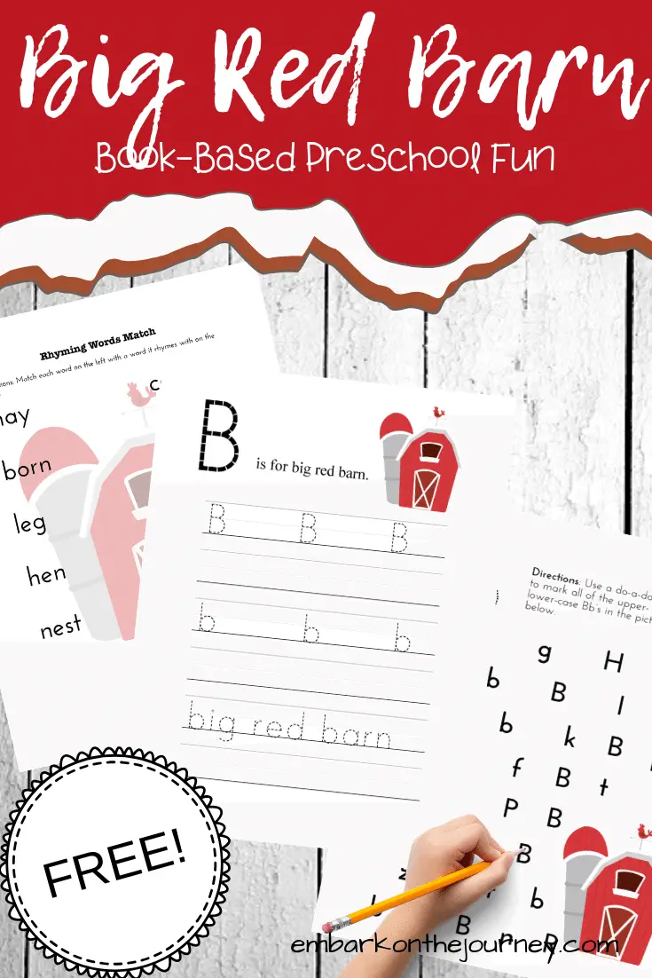 Preschoolers and kindergarteners will love these Big Red Barn book activities. Discover printables and hands-on fun!