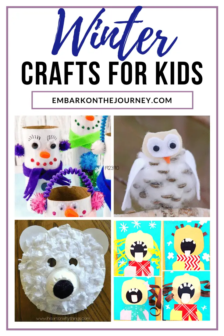 This collection of winter crafts for kids will keep your crew busy during the long, cold winter months! There's something on this list of kids of all ages.