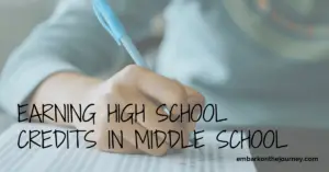 In most states, you can start earning high school credits in middle school. Discover five tips to consider when planning your school year.