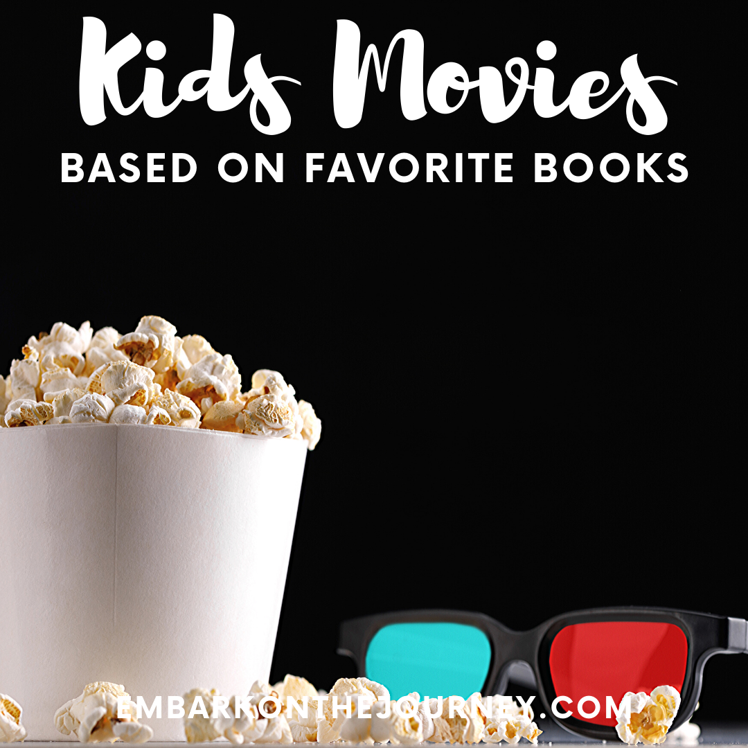 This is an amazing list of the best kids movies based on books that kids in grades K-5 will enjoy! These movies are perfect for kids ages 4-14!