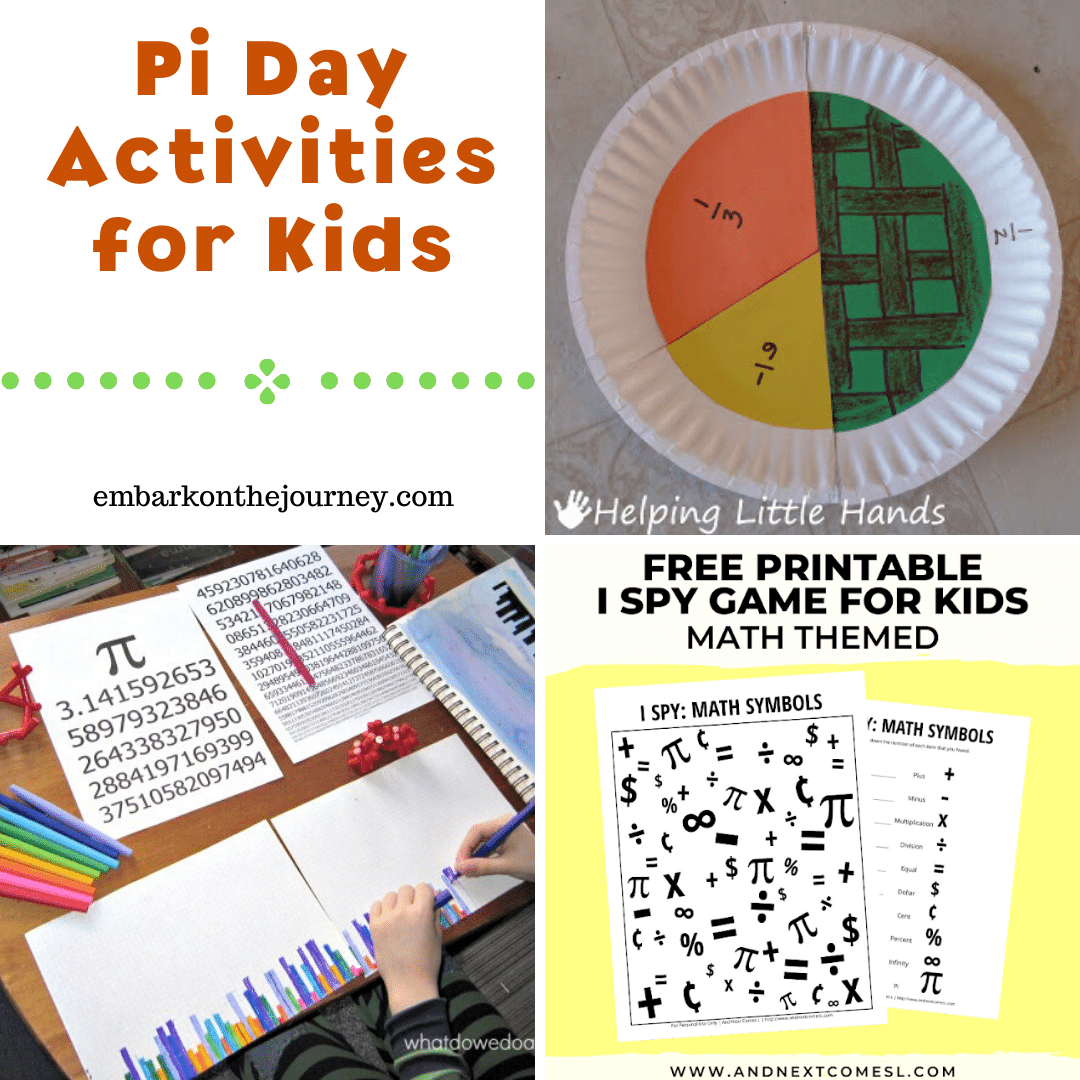 You can celebrate Pi Day on 3/14 in your homeschool with this amazing collection of Pi Day activities and crafts for kids of all ages!