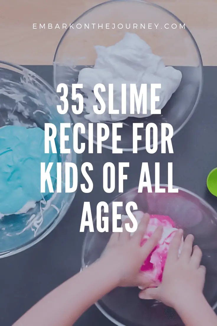 If your kids are as obsessed with slime as mine is, you have to check out this amazing collection of over 35 easy slime recipes for kids!