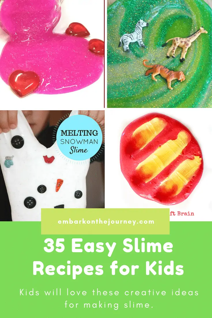 If your kids are as obsessed with slime as mine is, you have to check out this amazing collection of over 35 easy slime recipes for kids!