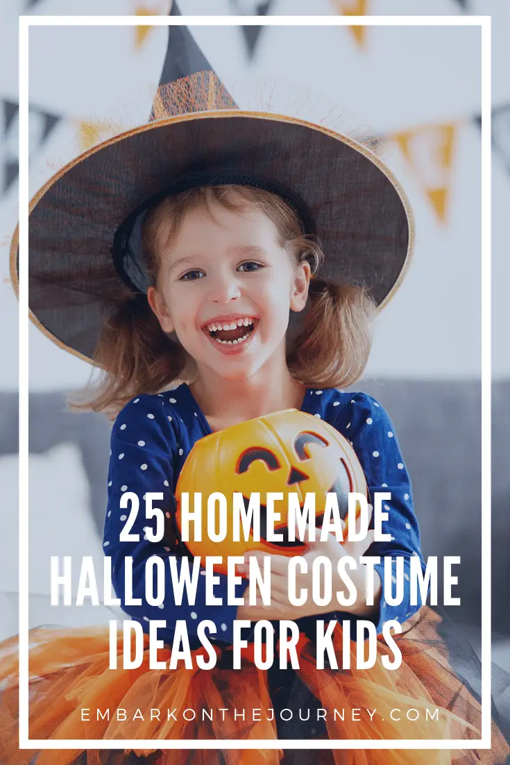 You don't have to spend a ton of money on a costume for your kids this Halloween! Try one of these homemade Halloween costume ideas!