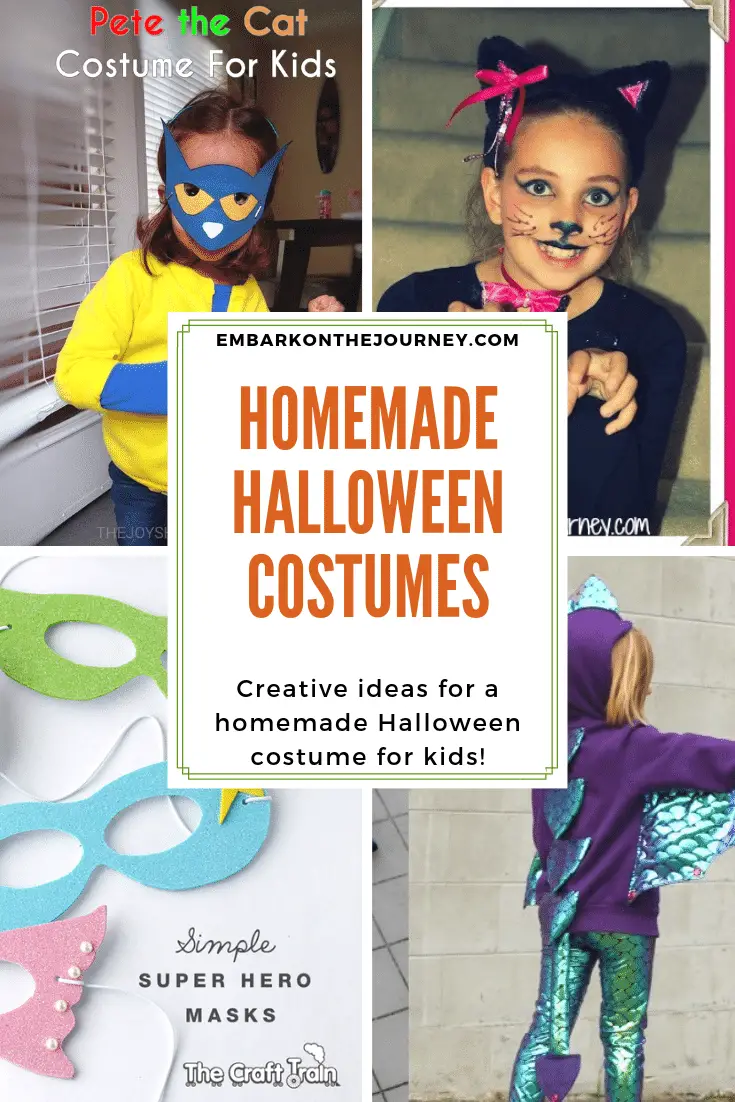 You don't have to spend a ton of money on a costume for your kids this Halloween! Try one of these homemade Halloween costume ideas!