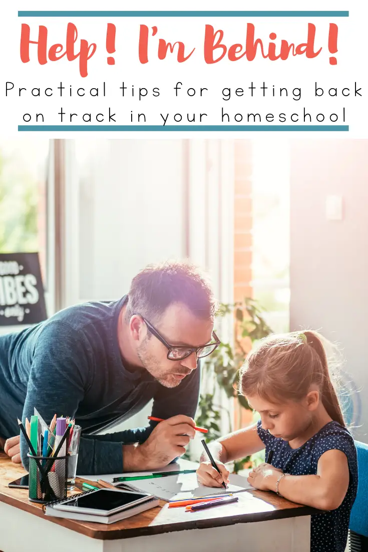 Being behind in your homeschool is frustrating. It's very overwhelming, and I want to throw in the towel! How do I find the motivation to keep going when we're so far behind?