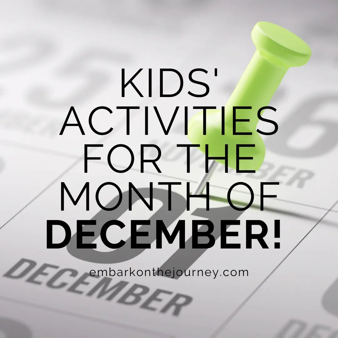 Christmas isn't the only holiday in December. Use these books and December activities for kids to celebrate all of December's special days!