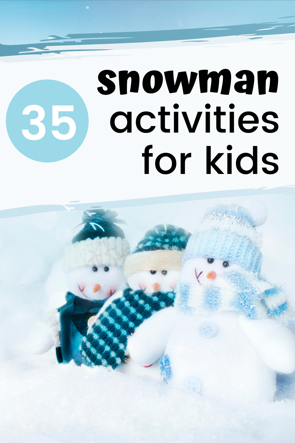 Keep kids busy this winter with one or more of these snowman activities for kids. Discover crafts, art projects, hands-on activities, printables, and more.