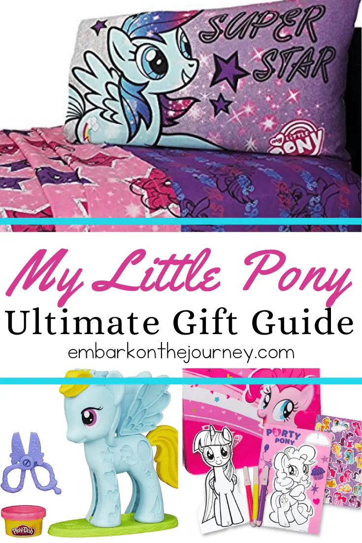 My Little Pony means friendship and fun! This is the ultimate list of My Little Pony gifts! It's a great list of gifts that are perfect for MLP fans!